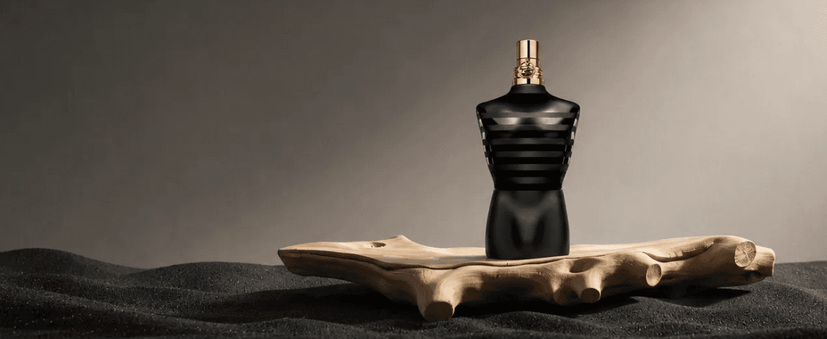 Shelves of fragrance bottles to choose from